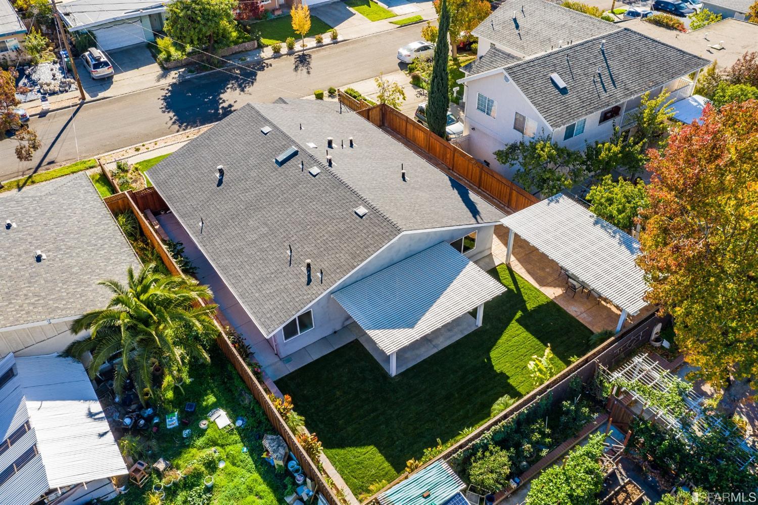 3143 Cadman Road Fremont, CA 94538 - Photo 53 of 54 an aerial view of house with a yard
