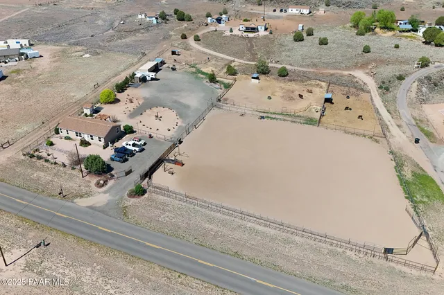 an aerial view of a wooden floor