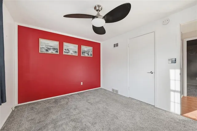 a view of an front door