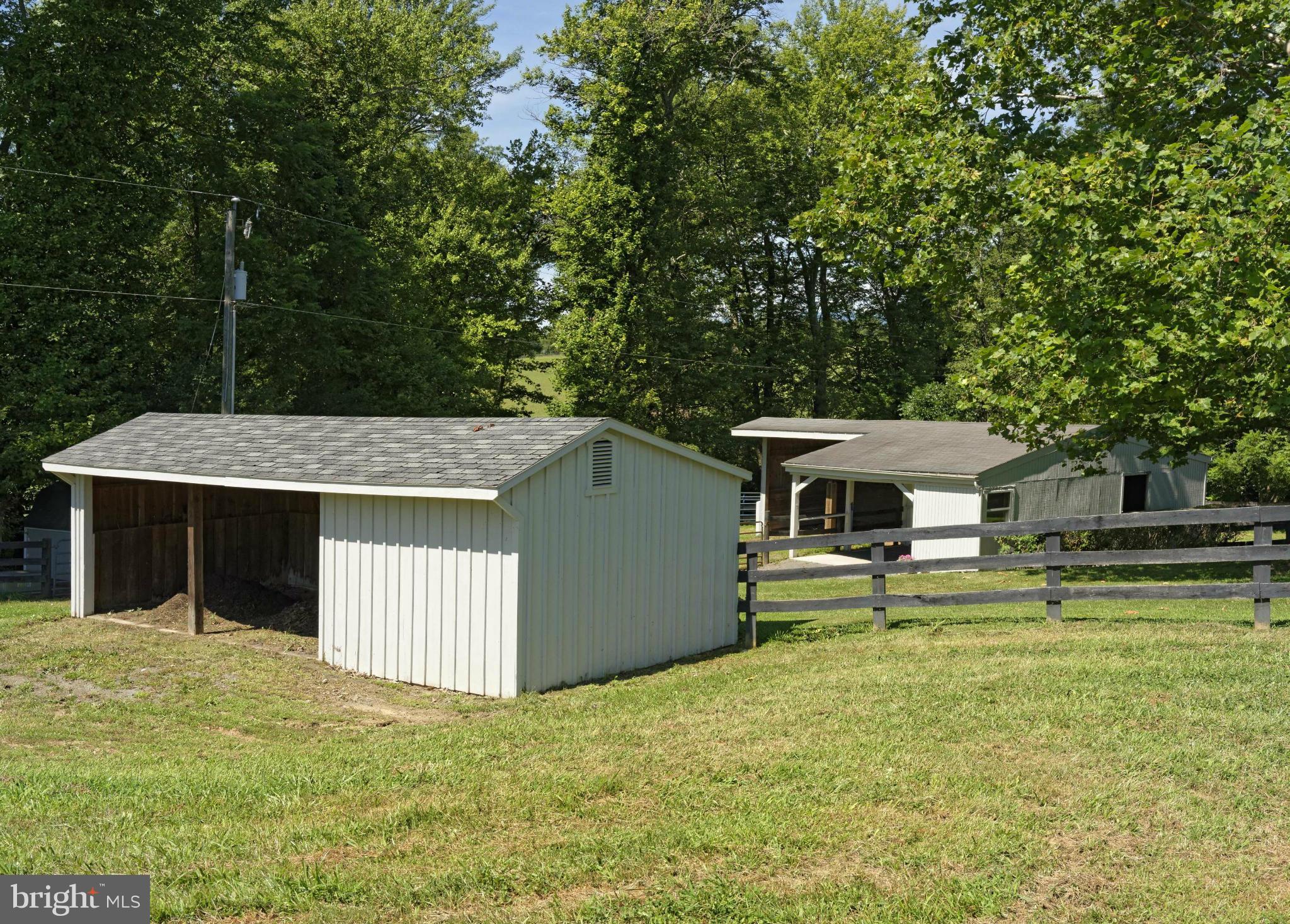 21230 St Louis Road Middleburg, VA 20117 - Photo 28 of 30 Run-in Shed with storage area & view of barn