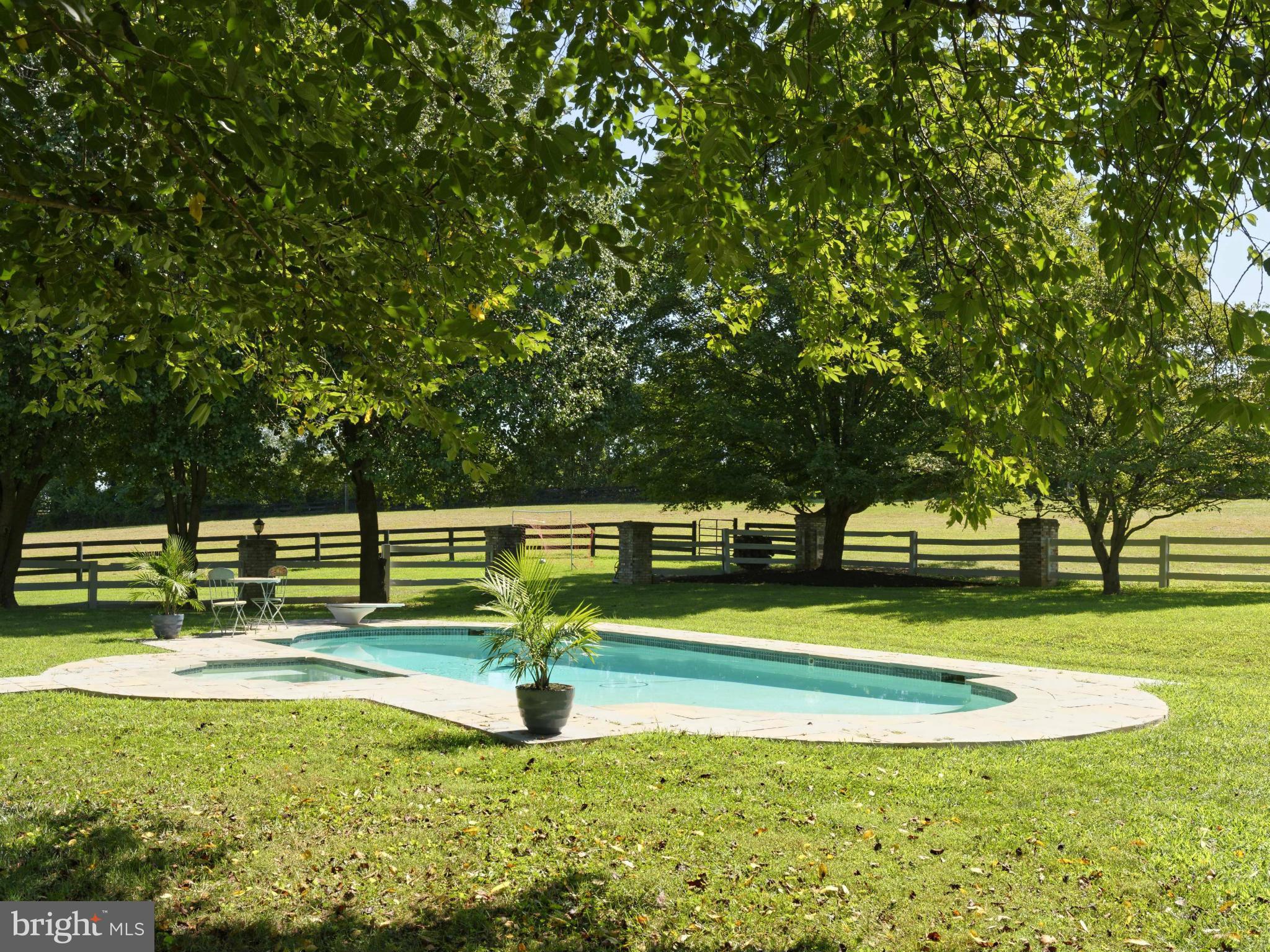 21230 St Louis Road Middleburg, VA 20117 - Photo 4 of 30 View of gardens, pool and open horse pastures