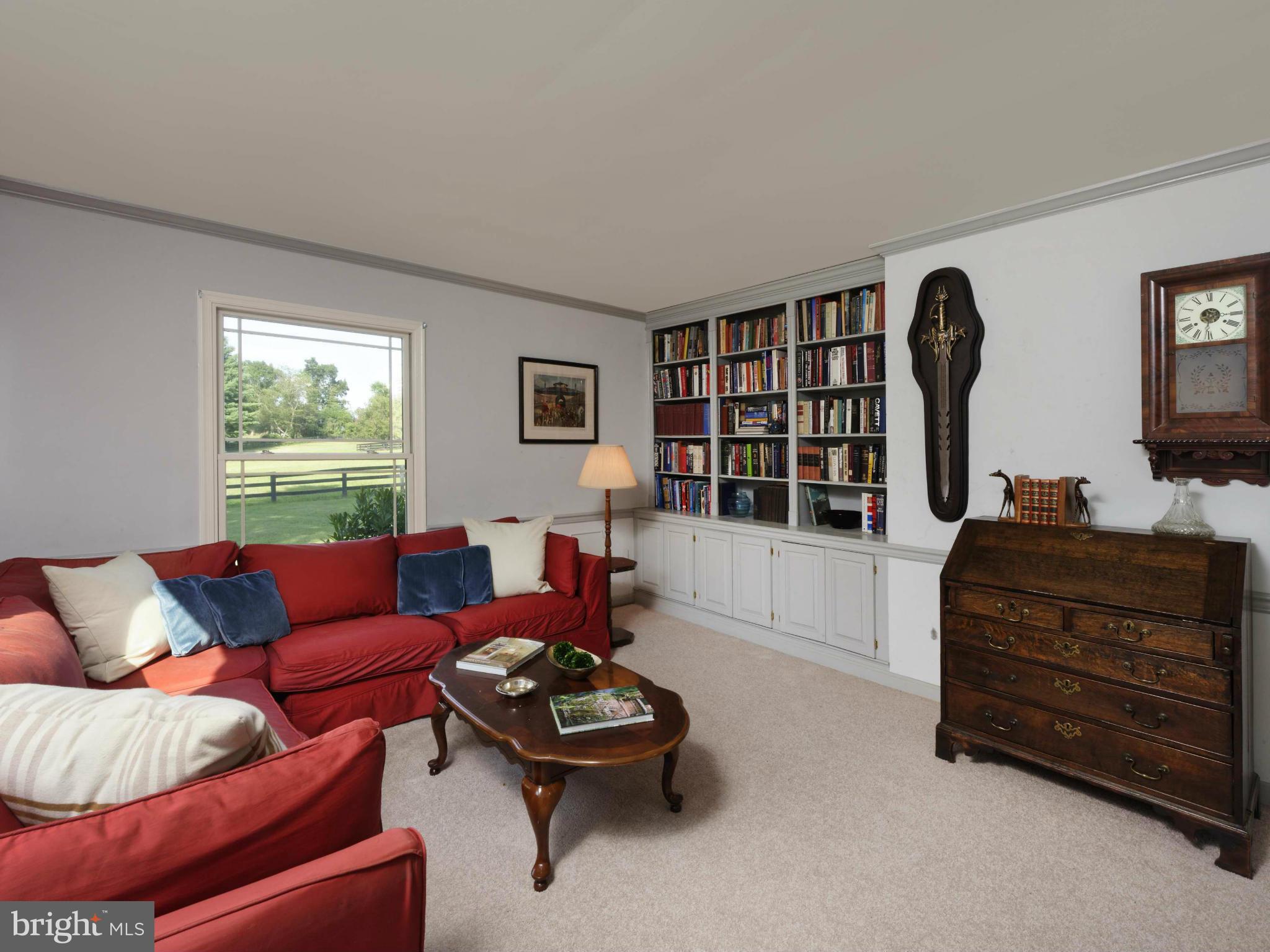 21230 St Louis Road Middleburg, VA 20117 - Photo 9 of 30 Formal Living Room/office w/built-in bookshelves