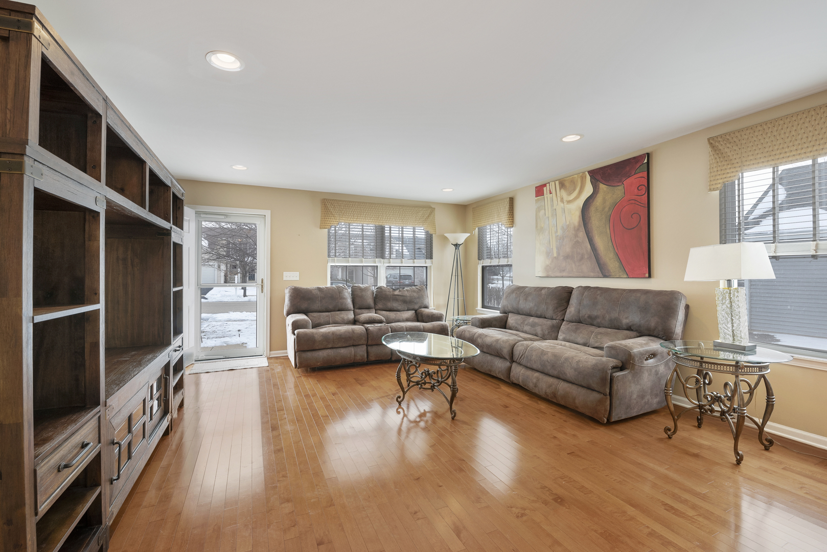 3625 Harms Road Joliet, IL 60435 - Photo 3 of 18 a living room with furniture and a flat screen tv