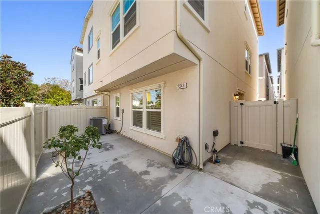 a view of a porch with furniture