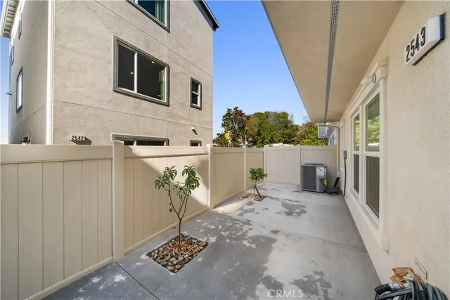 an aerial view of a building