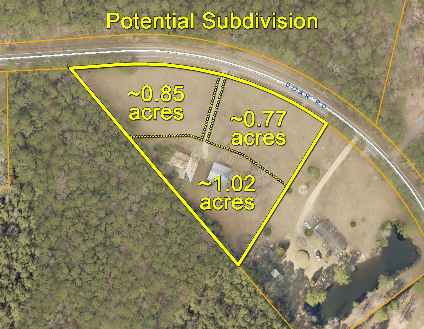 8150 Doar Road Awendaw, SC 29429 - Photo 4 of 24 Potential-Subdivision