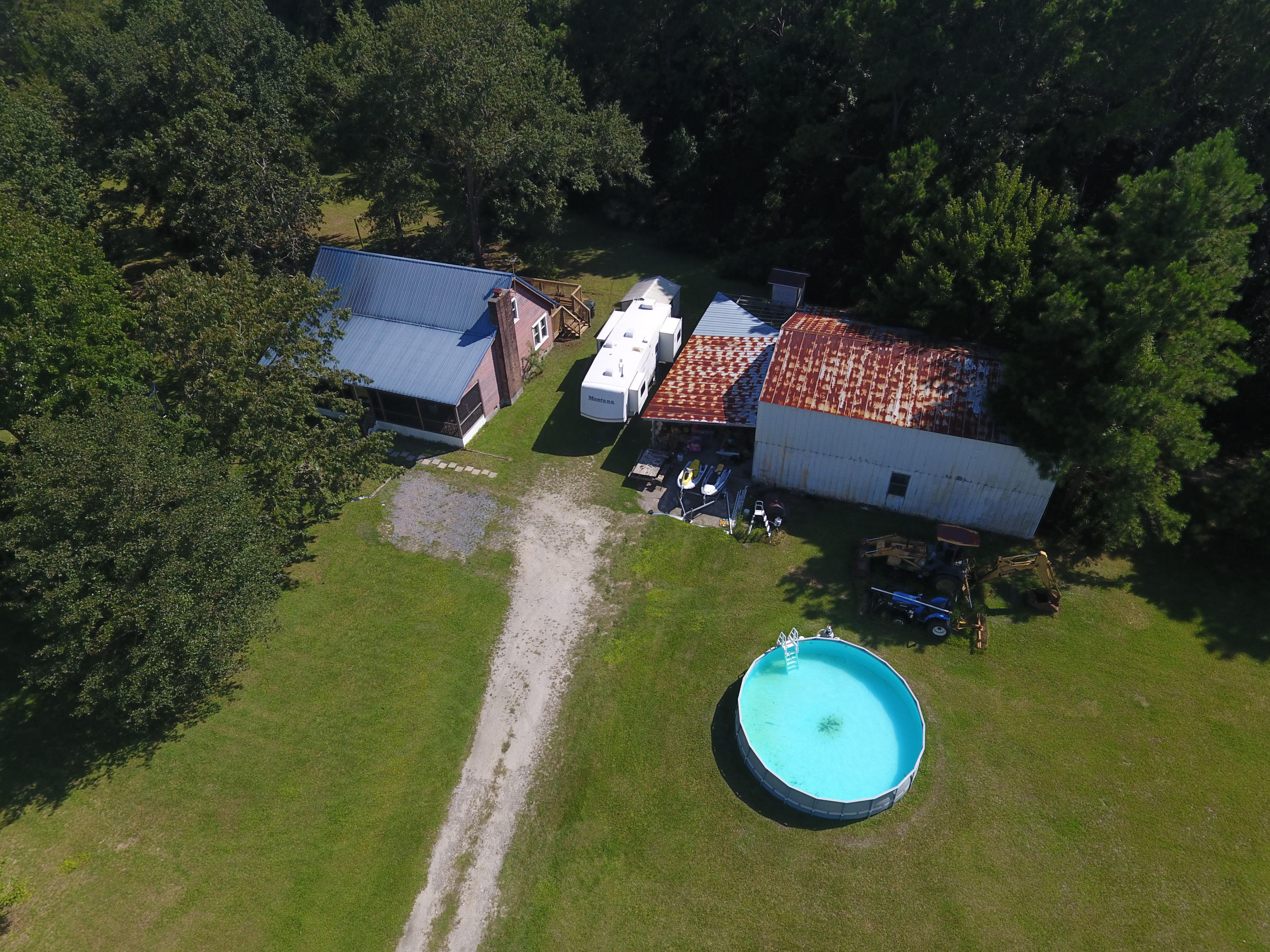 8150 Doar Road Awendaw, SC 29429 - Photo 5 of 24 1-Aerial-closeup