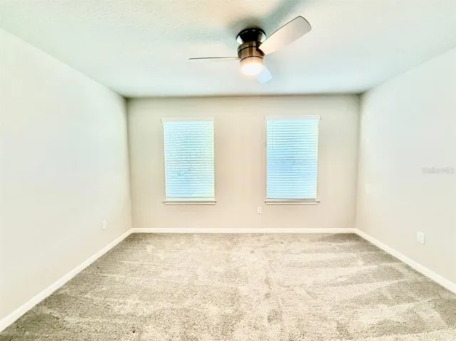 an empty room with a empty space