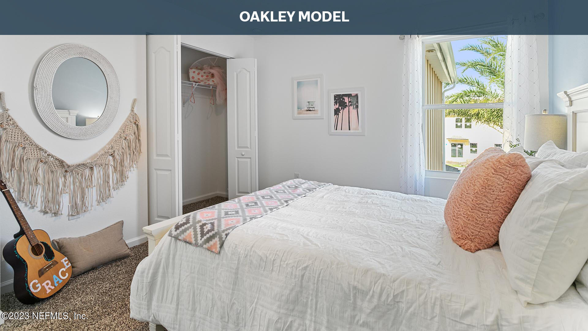 9082 Alpine Aster Road Jacksonville, FL 32256 - Photo 14 of 34 a bedroom with a bed and a chair