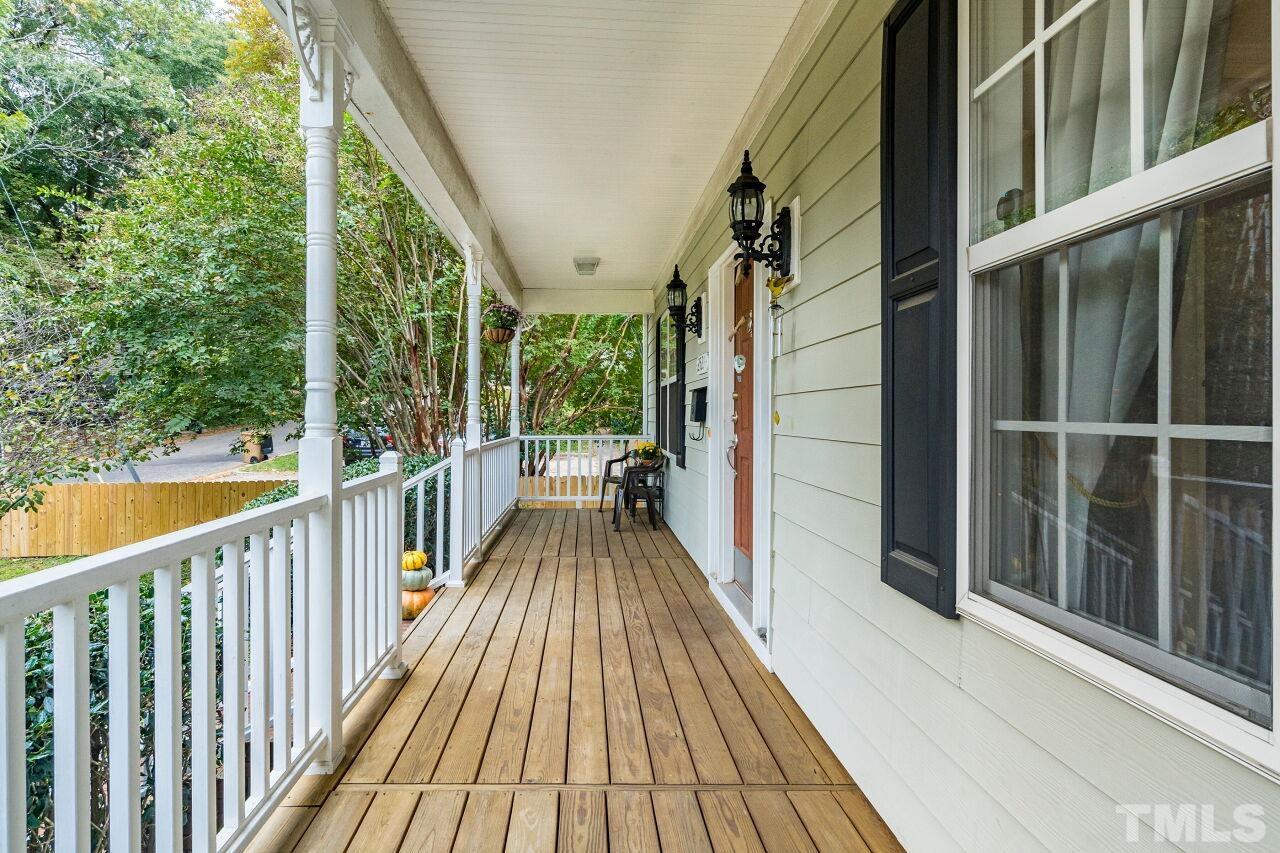 2521 Kilgore Avenue Raleigh, NC 27607 - Photo 3 of 30 a view of balcony with wooden floor and fence
