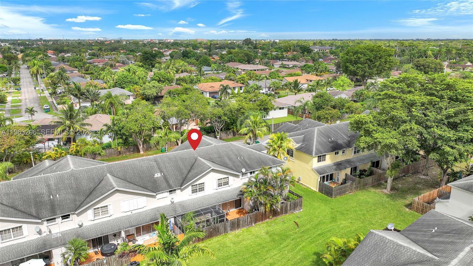 11864 Southwest 97th Terrace Miami, FL 33186 - Photo 25 of 32 an aerial view of residential houses with outdoor space