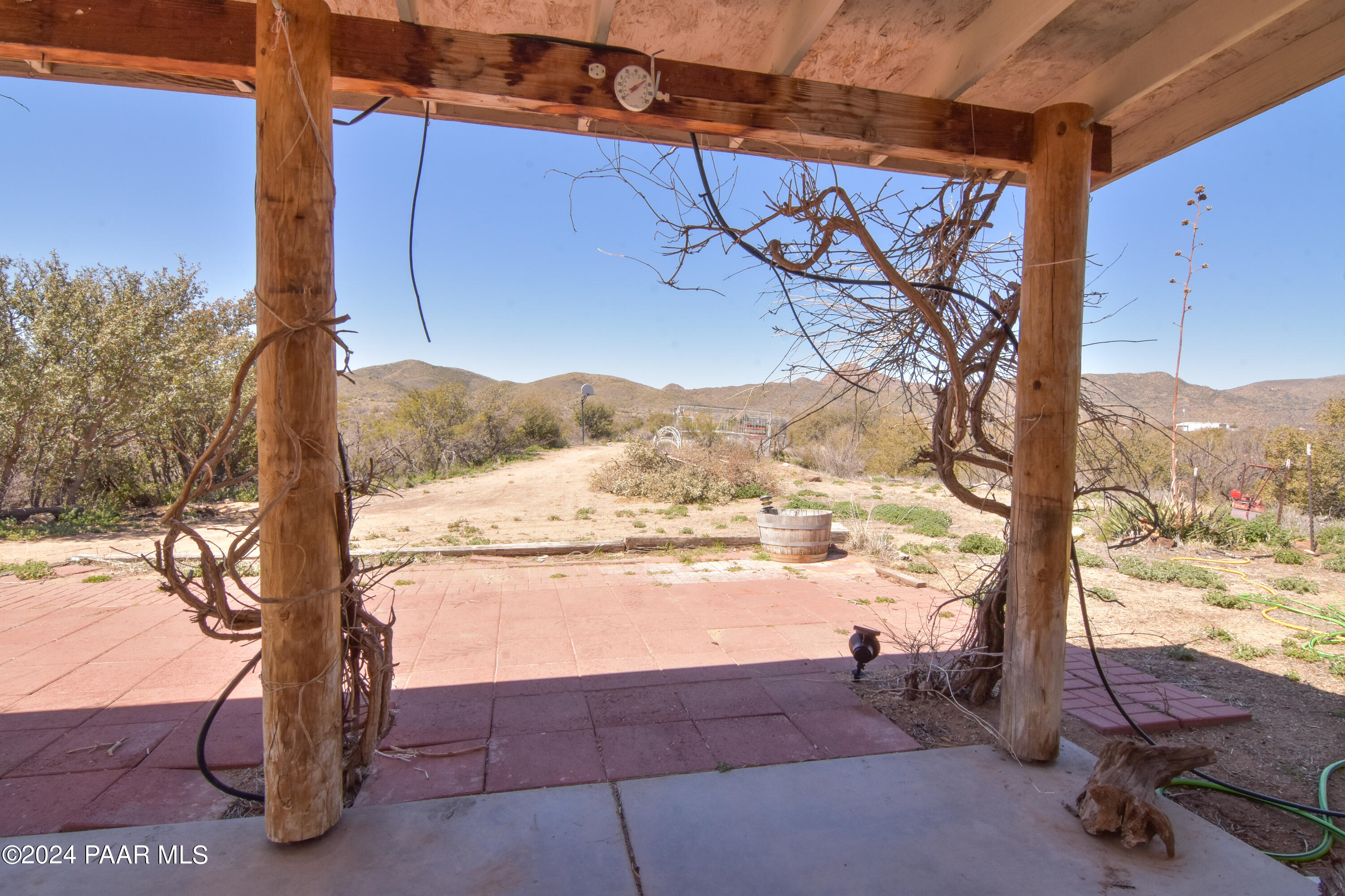 6950 Musgrove Road Skull Valley, AZ 86338 - Photo 23 of 38 View from Back Patio