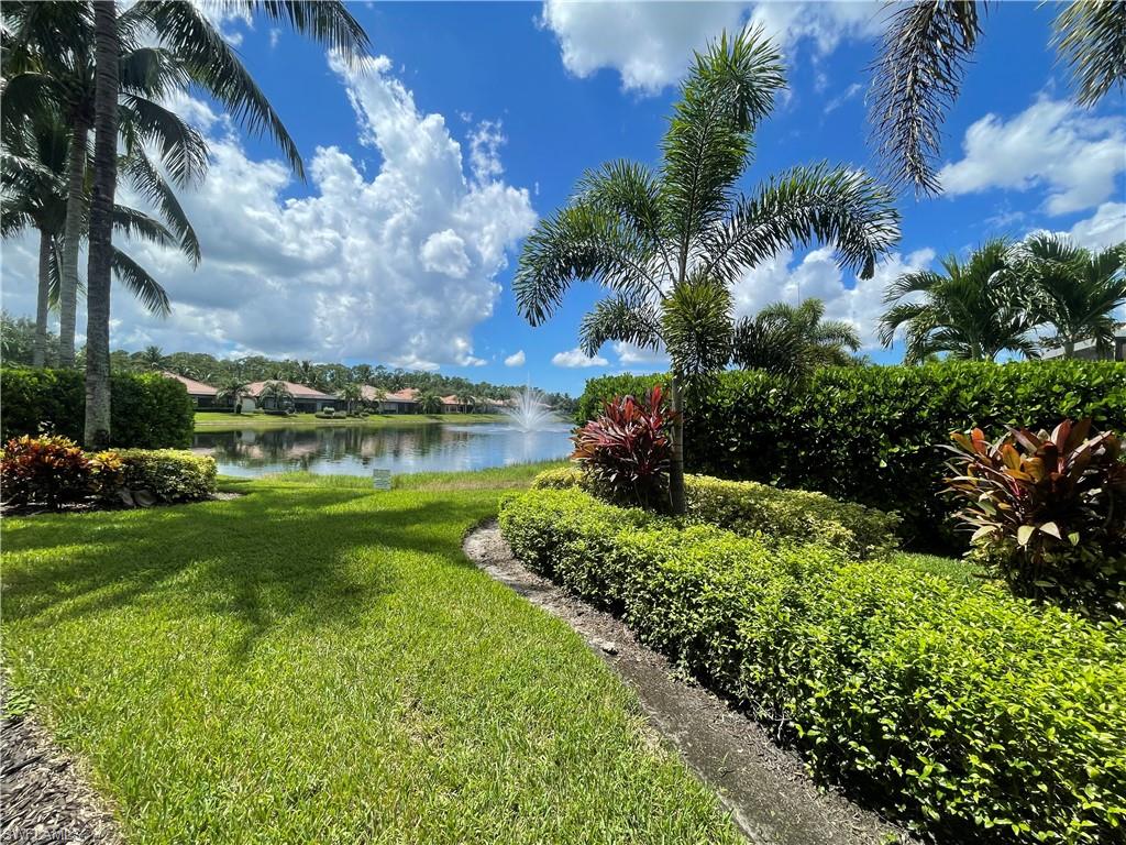 7302 Acorn Way Naples, FL 34119 - Photo 35 of 40 a view of a lake with a building in front of it