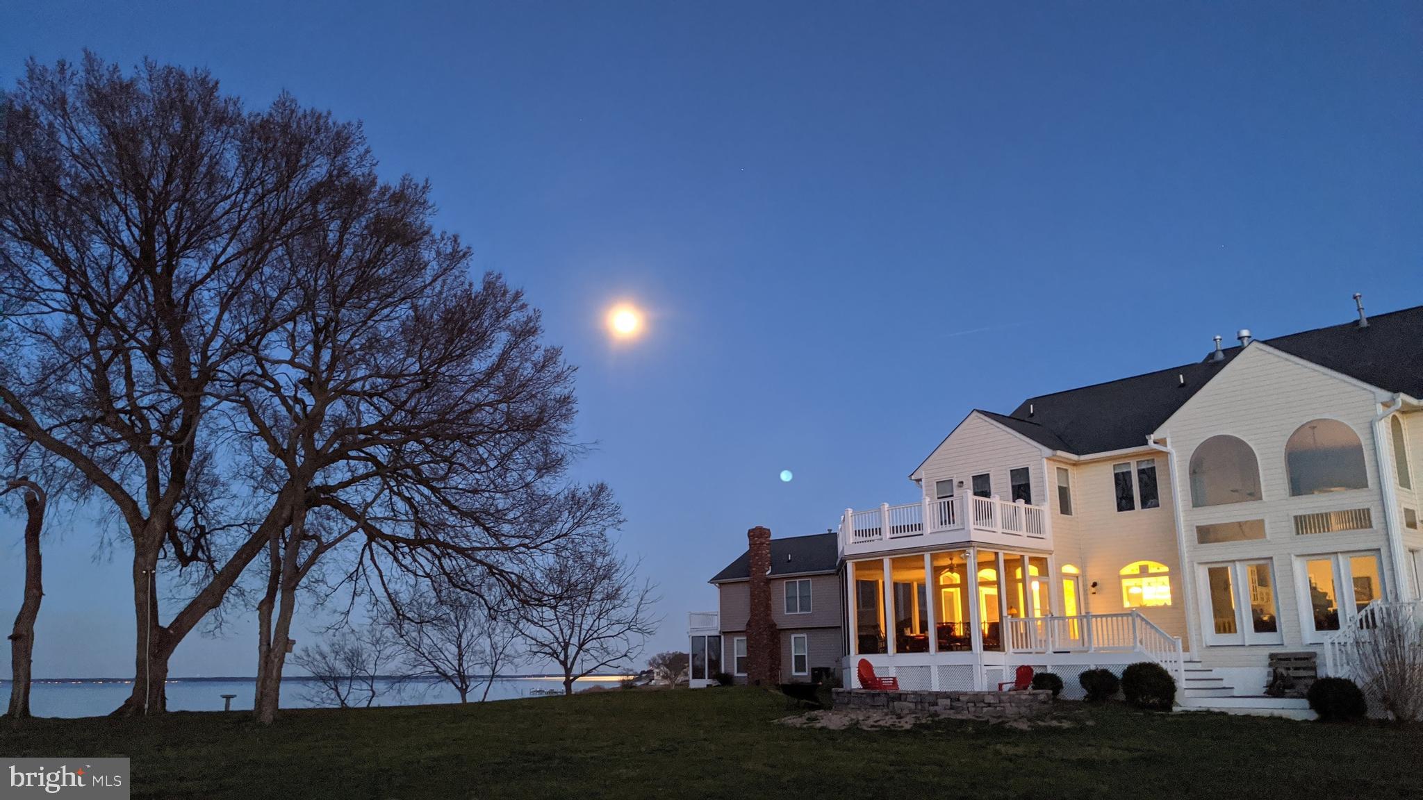 185 Shellfield Lane Colonial Beach, VA 22443 - Photo 78 of 78 Moonrise
