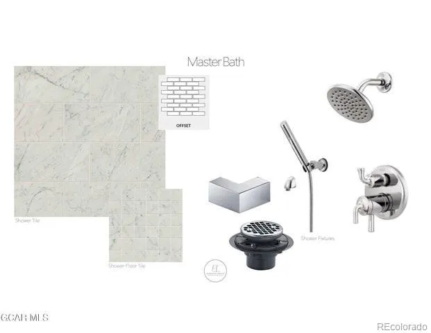 a bathroom with a sink a mirror and a shower