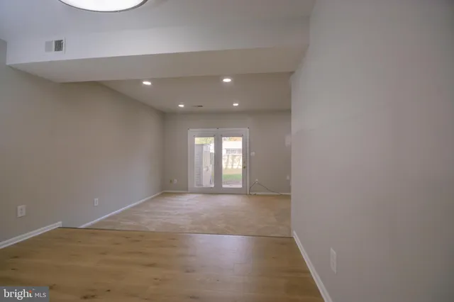 a view of hallway with window