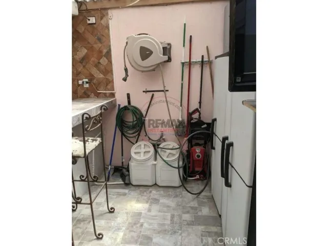 a bedroom with a bed