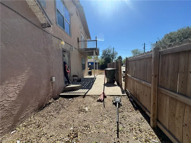 a view of stairs and an outdoor space