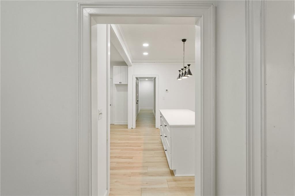 3649 Peachtree Road Northeast, Unit 305 Atlanta, GA 30319 - Photo 53 of 58 a view of a bathroom from a hallway