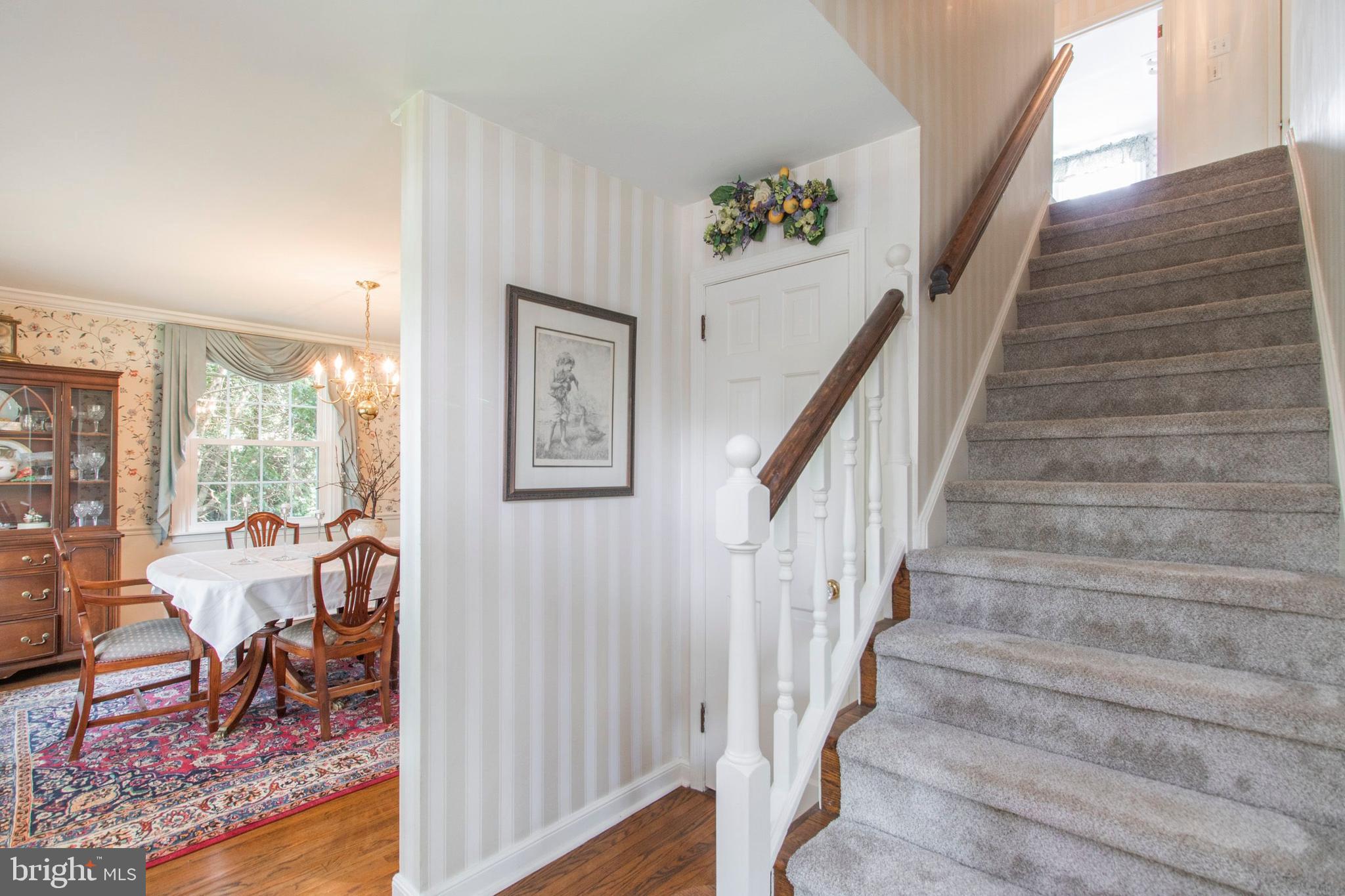 902 Preston Road Glenside, PA 19038 - Photo 8 of 34 Entrance hall with coat closet to dining room