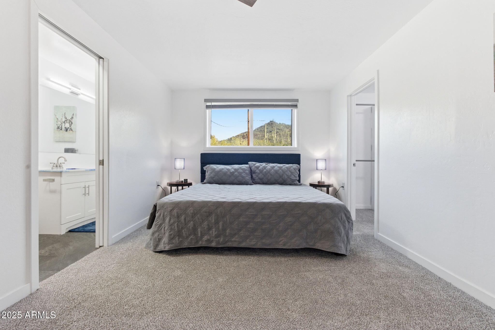 36975 North Sunset Trail Cave Creek, AZ 85331 - Photo 4 of 26 a bedroom with a bed and a painting on the wall