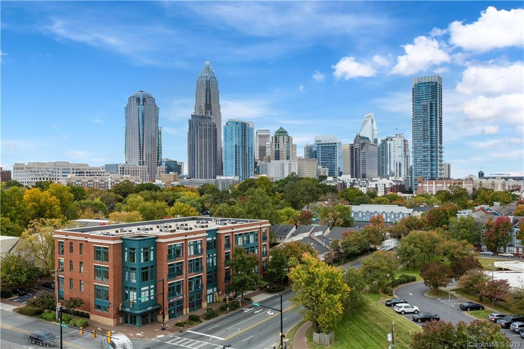 715 North Graham Street, Unit 210 Charlotte, NC 28202 - Photo 15 of 17 a view of a city with tall buildings