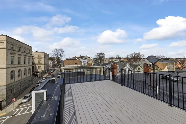 a car parked in front of a building