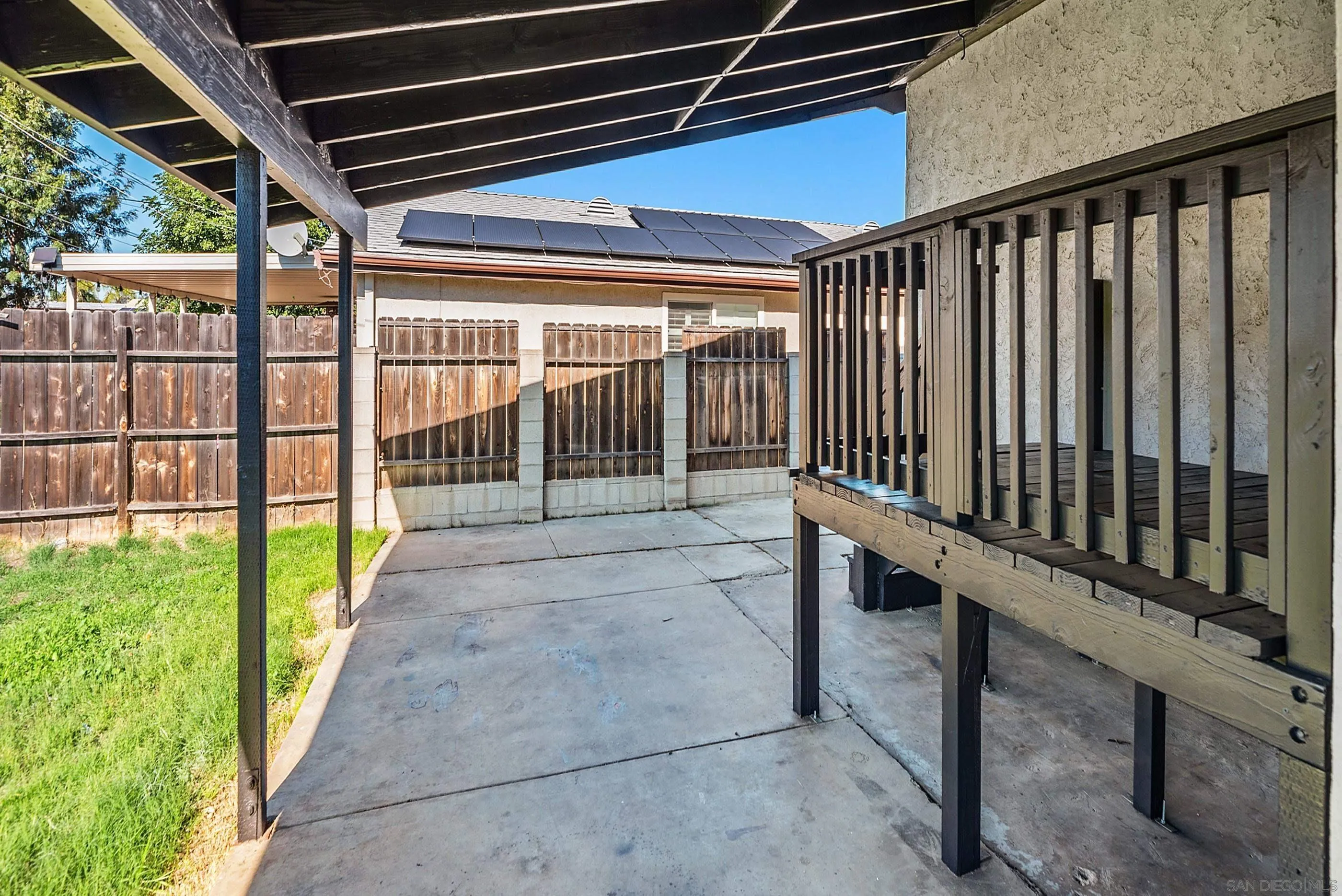 628 Paraiso Avenue Spring Valley, CA 91977 - Photo 36 of 38 a view of a porch with wooden floor