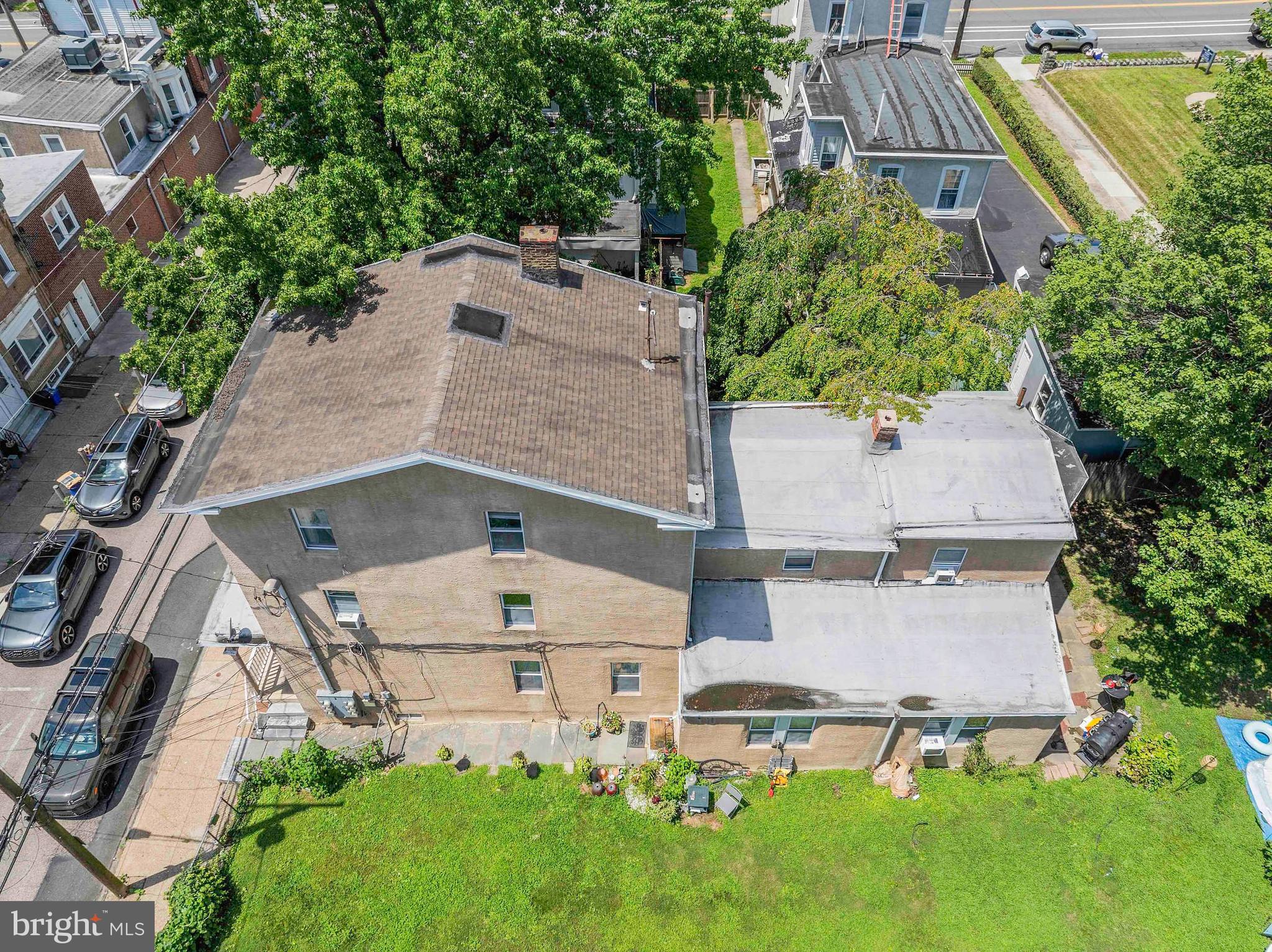 4381 Pechin Street Philadelphia, PA 19128 - Photo 42 of 46 an aerial view of residential house with outdoor space and trees all around