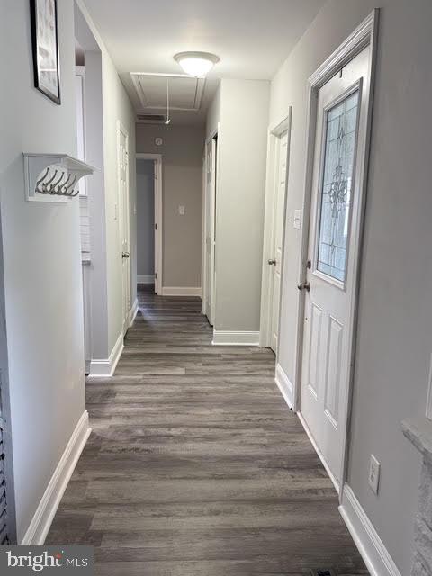 802 Devon Road Riverside, NJ 08075 - Photo 25 of 29 a view of a hallway with wooden floor and staircase