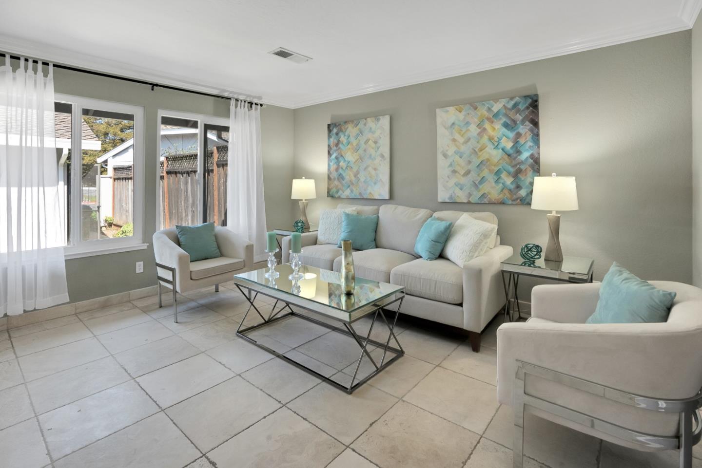 294 Bonefish Court Aptos, CA 95003 - Photo 9 of 27 a living room with furniture and a large window