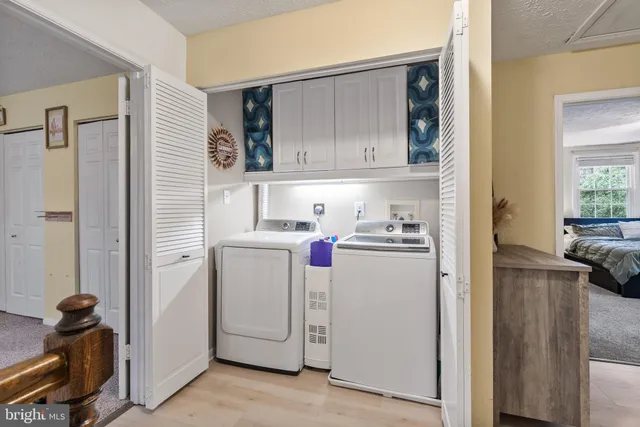 a room with storage and utility