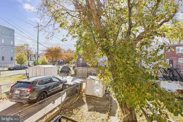 a picture of a bench in front of door