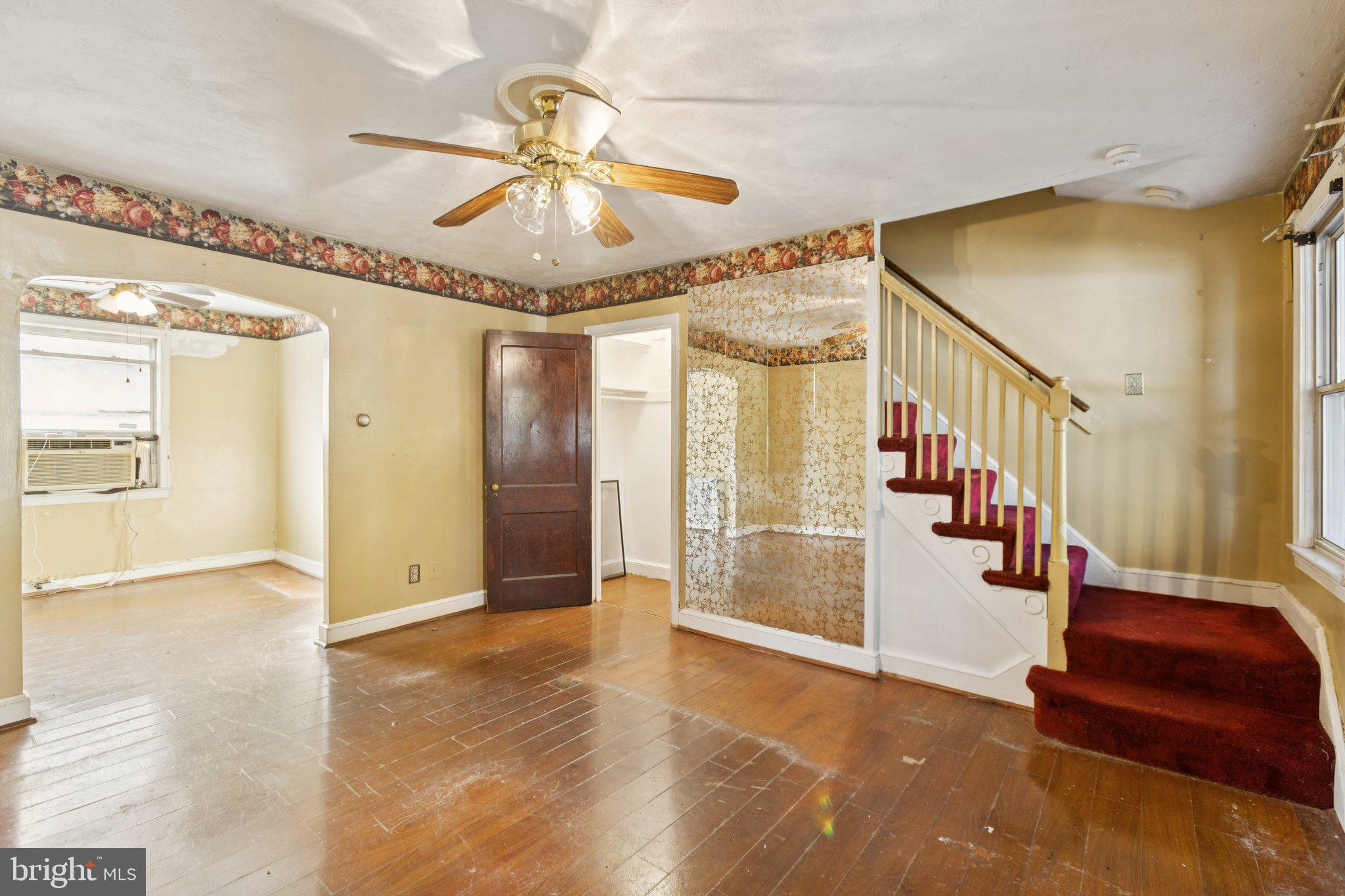 1633 R Street Southeast Washington, DC 20020 - Photo 4 of 44 a view of entryway and hall with wooden floor