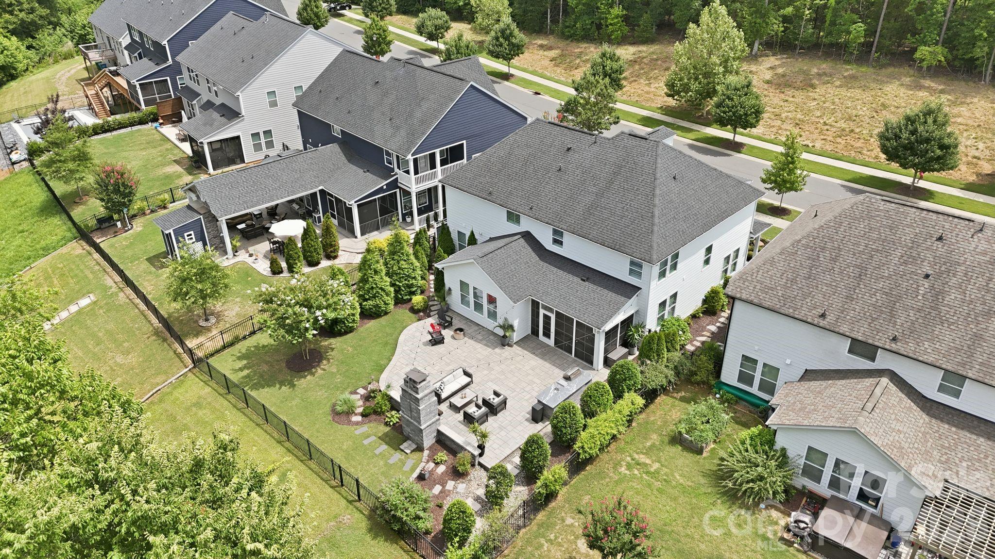 1086 Weir Court Fort Mill, SC 29708 - Photo 32 of 40 an aerial view of a house with a yard