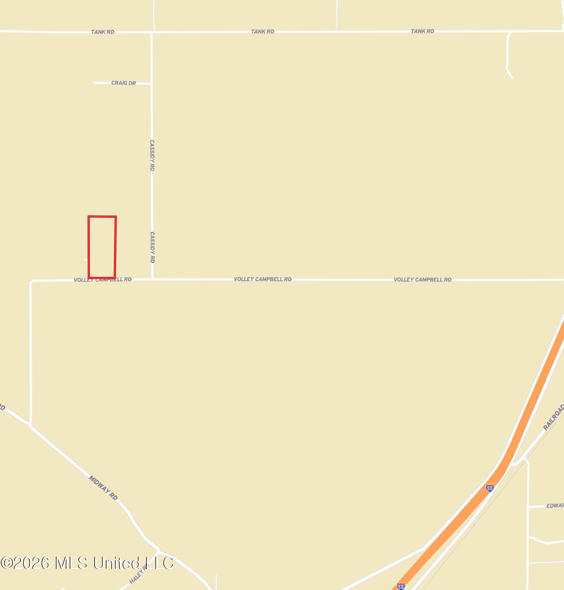 1844 Volley Campbell Road Terry, MS 39170 - Photo 75 of 76 Street Map Hinds 17