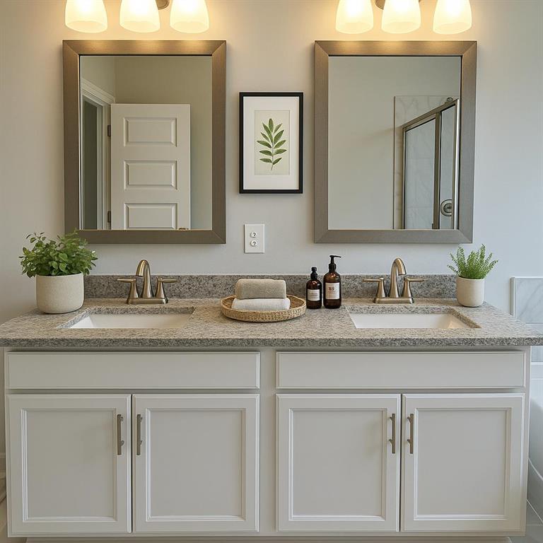 83 Shelby Court Commerce, GA 30529 - Photo 9 of 13 a bathroom with sink and mirror