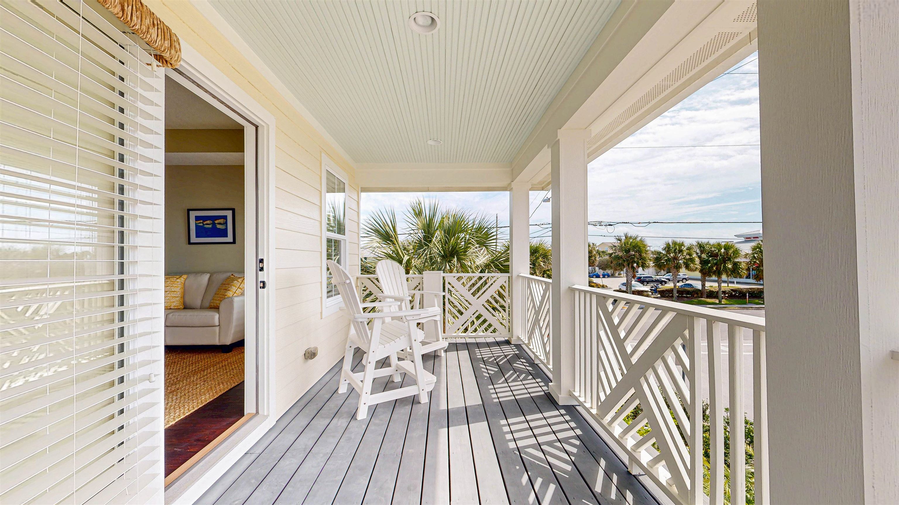 200 12th Street St. Augustine, FL 32080 - Photo 30 of 42 a view of balcony with furniture