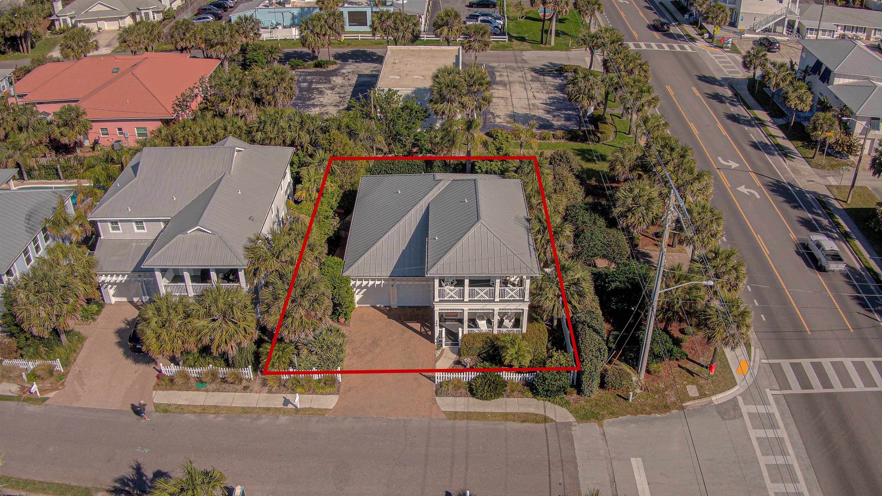 200 12th Street St. Augustine, FL 32080 - Photo 39 of 42 an aerial view of multiple house