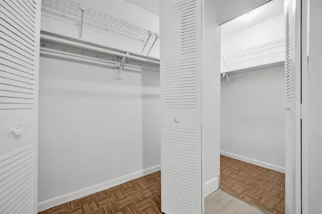 a view of walk in closet