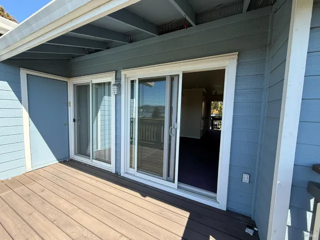 a view of a backyard of a house