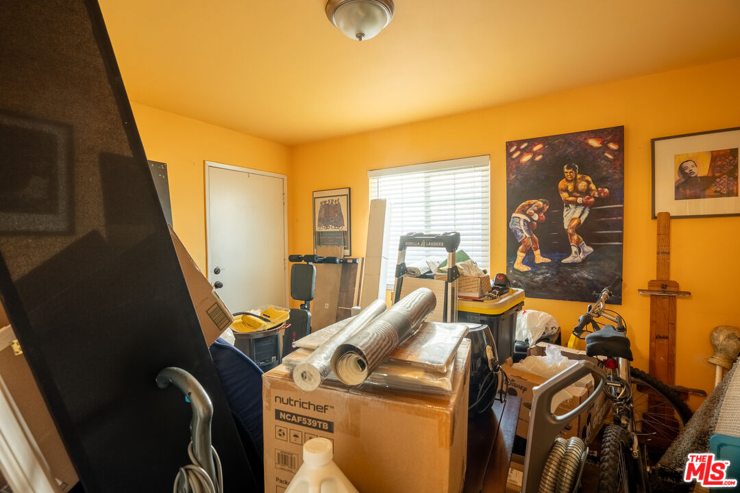 2045 Claudina Avenue Los Angeles, CA 90016 - Photo 24 of 33 a view of gym equipment with windows