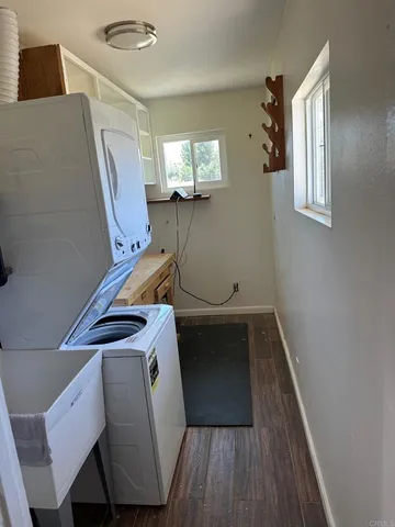 a backyard of a house