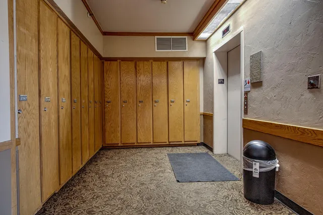 a small pool is sitting on a floor