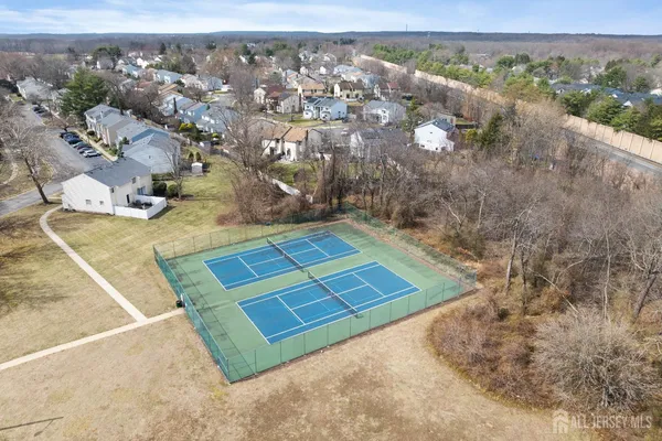 view of a tennis court