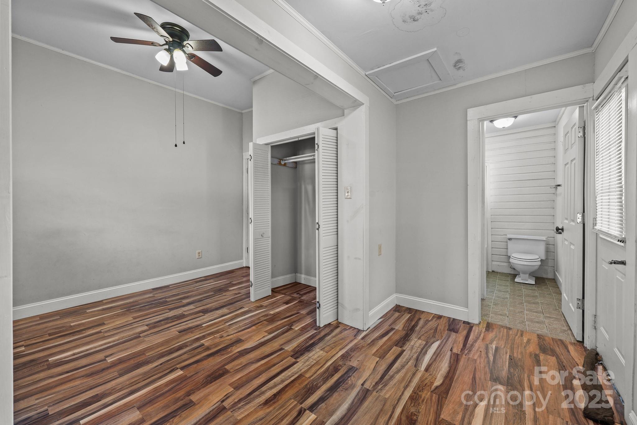 123 North Main Street Salisbury, NC 28144 - Photo 21 of 47 a view of a room with wooden floor and bathroom view