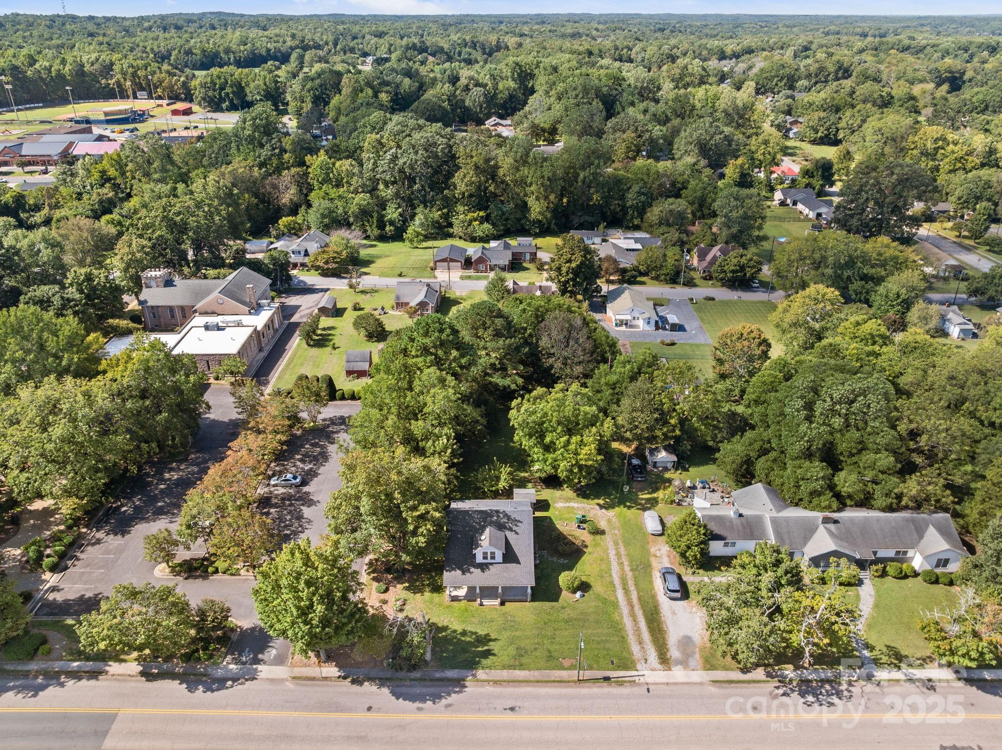 123 North Main Street Salisbury, NC 28144 - Photo 44 of 47 an aerial view of a city