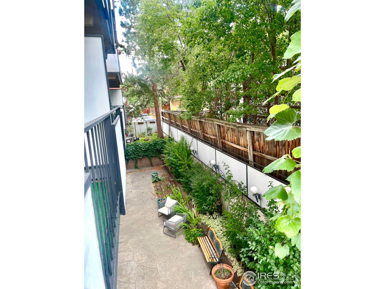 1265 Elizabeth Street, Unit 207 Denver, CO 80206 - Photo 18 of 19 a view of balcony with wooden floor