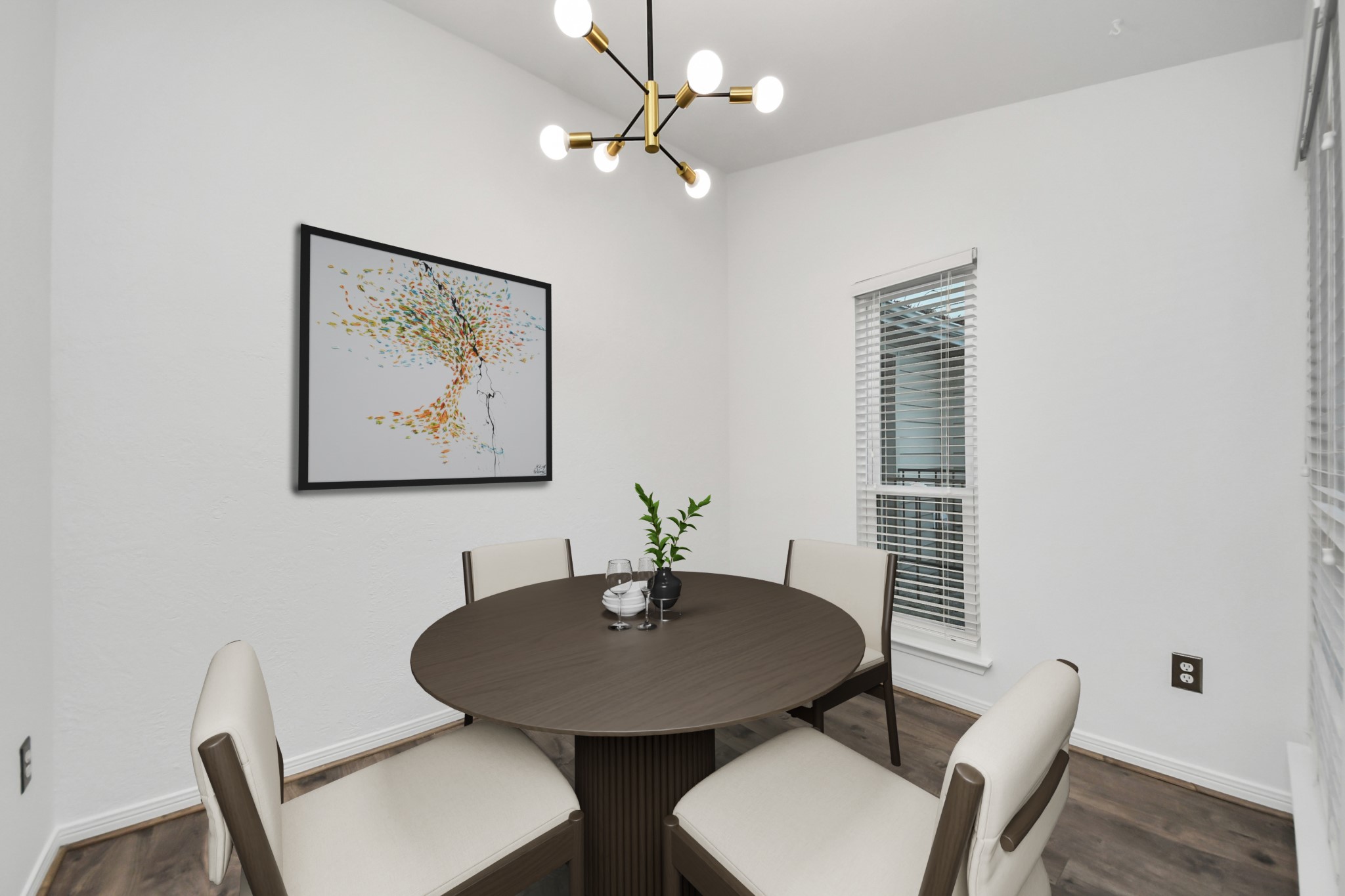 3500 Tangle Brush Drive, Unit 186 Spring, TX 77381 - Photo 14 of 43 a view of a dining room with furniture and wooden floor