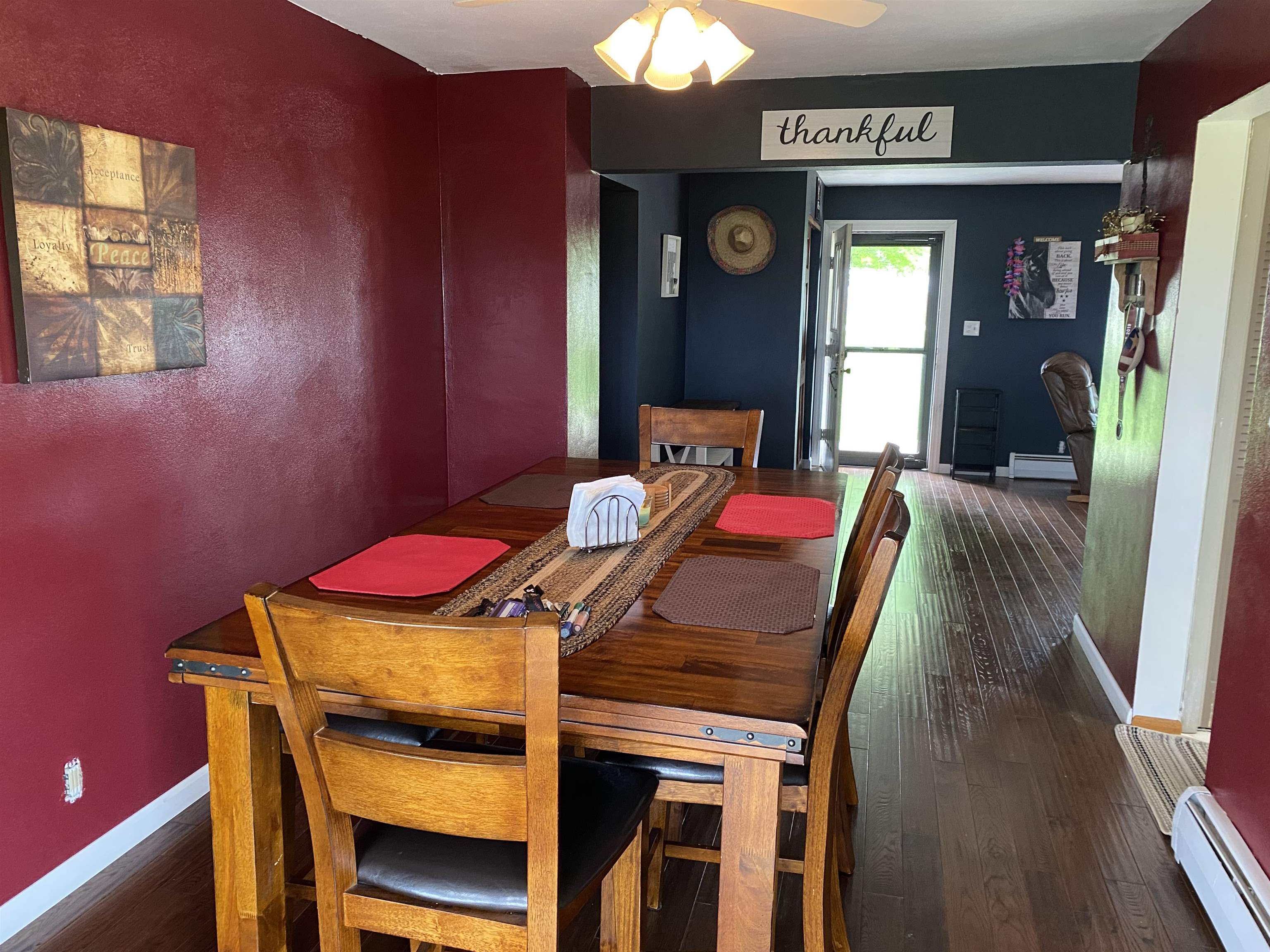 4482 East Lamm Road Freeport, IL 61032 - Photo 12 of 47 a view of a dining room with furniture and a window